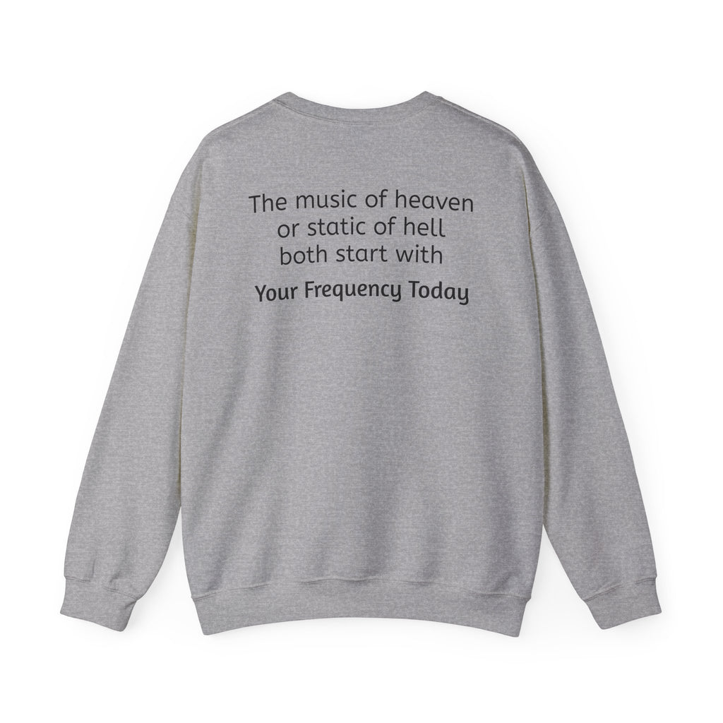 Crewneck Sweatshirt — “God's Fave” Est. 2025 with Inspirational Back Quote