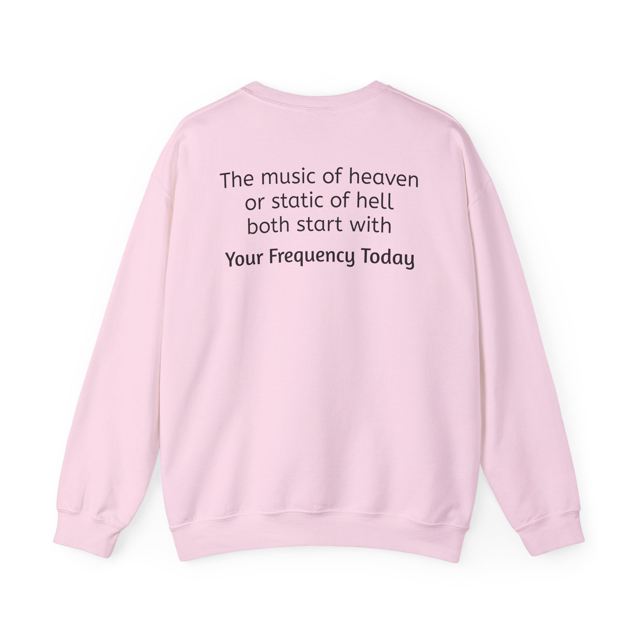 Crewneck Sweatshirt — “God's Fave” Est. 2025 with Inspirational Back Quote
