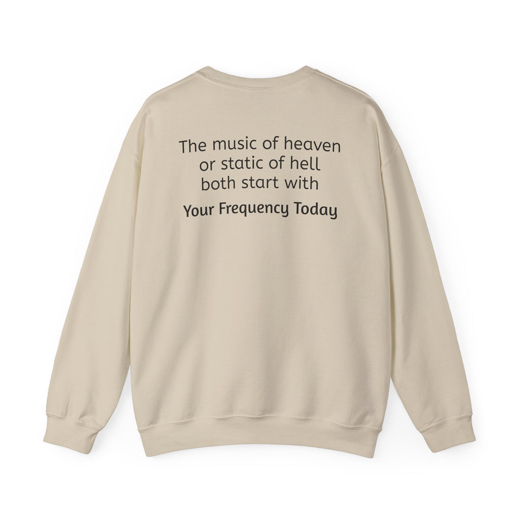 Crewneck Sweatshirt — “God's Fave” Est. 2025 with Inspirational Back Quote