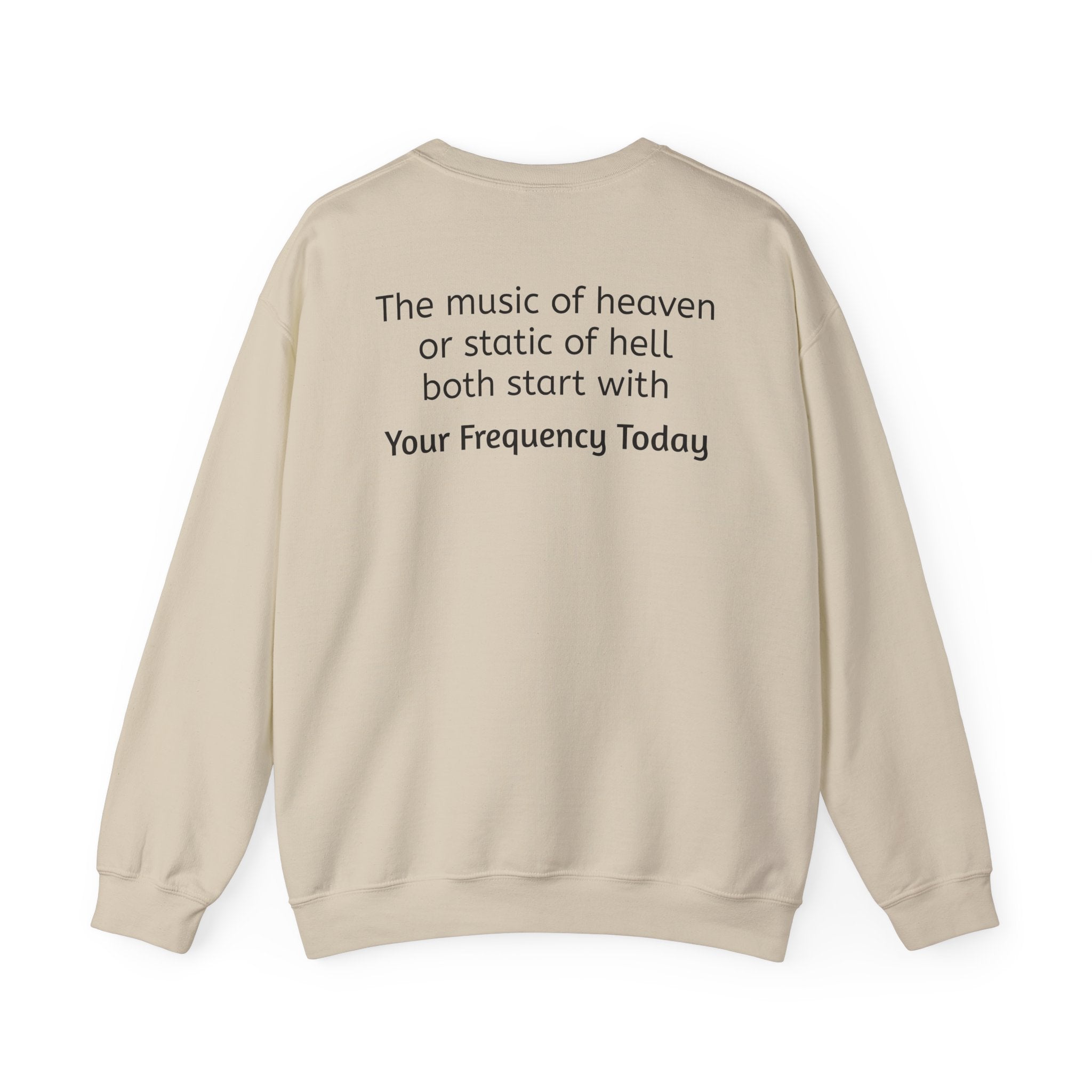 Crewneck Sweatshirt — “God's Fave” Est. 2025 with Inspirational Back Quote