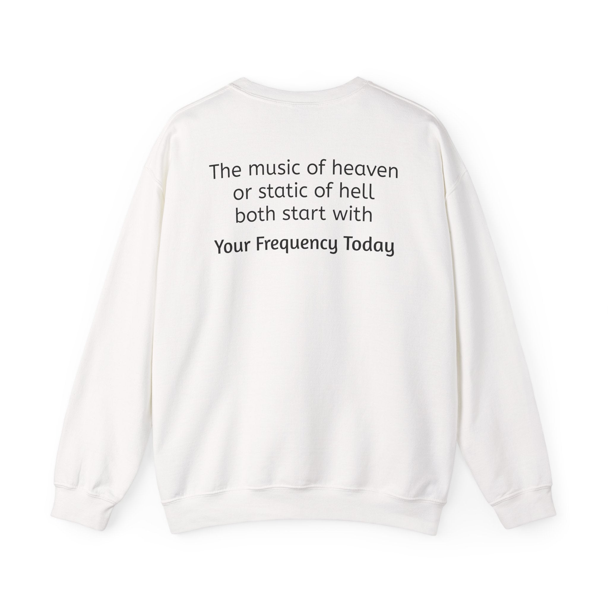 Crewneck Sweatshirt — “God's Fave” Est. 2025 with Inspirational Back Quote